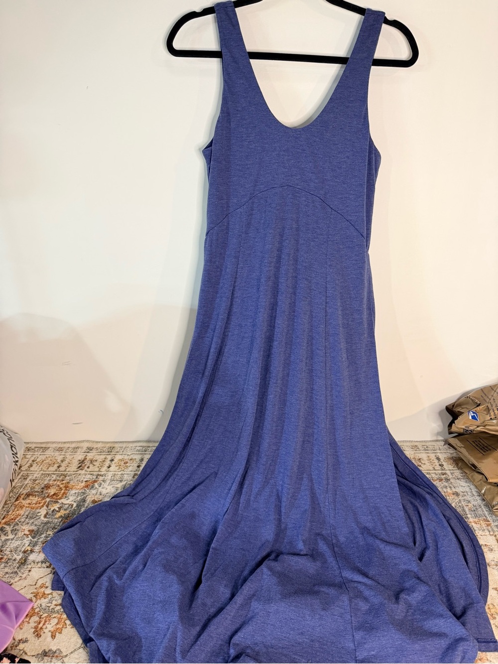 Halara navy blue maxi dress